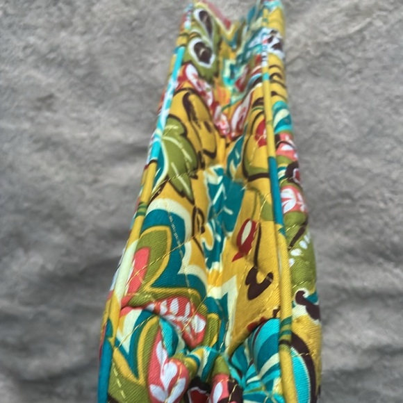 Vera Bradley Yellow/Aqua Purse - Picture 3 of 7